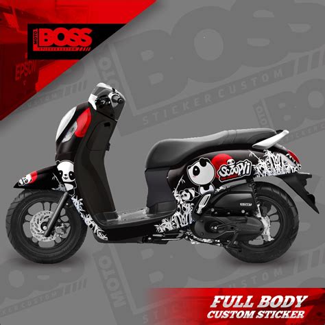 Jual Decal Stiker Sticker Honda Scoopy Full Body Dekal Stiker