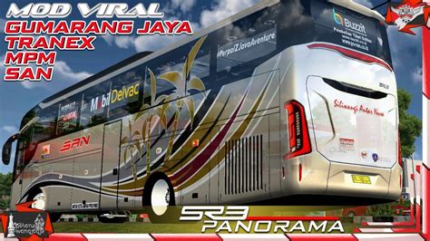 Sr Panorama Sumatera Mod Bussid Viral Sr Single Glass Free Youtube