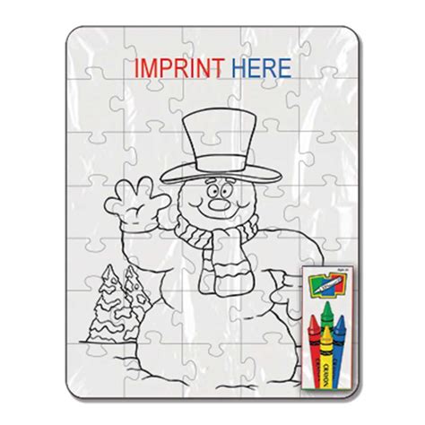 Snowman Puzzle Printable