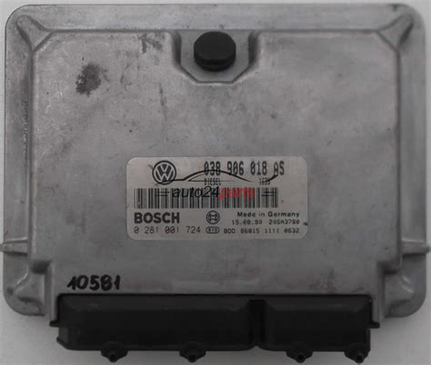 ECU ENGINE CONTROLLER VOLKSWAGEN PASSAT 1 9 TDI BOSCH 0 281 001 724