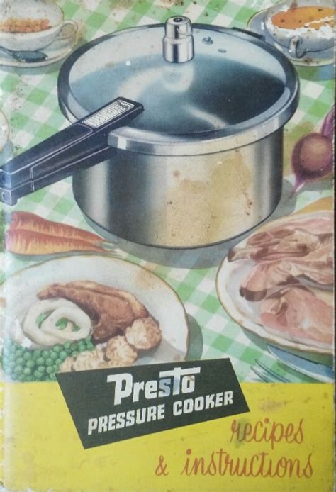 Presto Pressure Cooker Recipes & Instructions – Kakkerlak Boekhandelaars