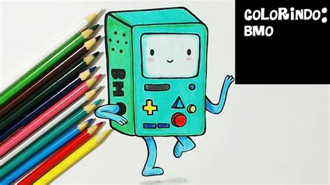 Colorindo O BMO Do Hora De Aventura YouTube