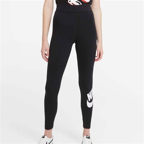 Nike Sportswear Essential Futura Womens High Rise Leggings Jersey Leggings Sports Direct My