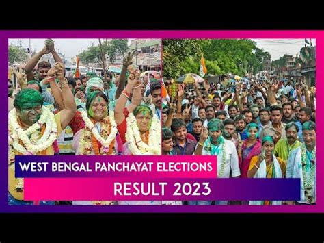 West Bengal Panchayat Elections Result Tmc Sweeps Rural Polls