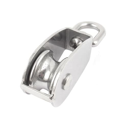 32mm Dia Stainless Steel Single Sheave Hoist Swivel Eye Wire Rope