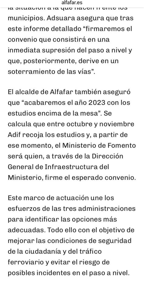 El Alcalde De Alfafar Juan Ram N Adsuara Dice Ahora Que Se Opone Al