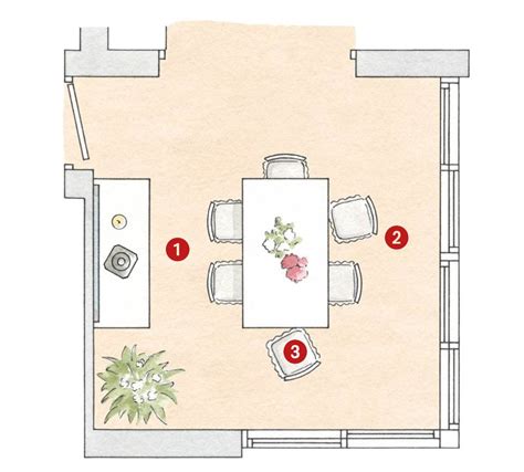 La Distribución Ideal En El Salón Y El Comedor Con Las Medidas Clave