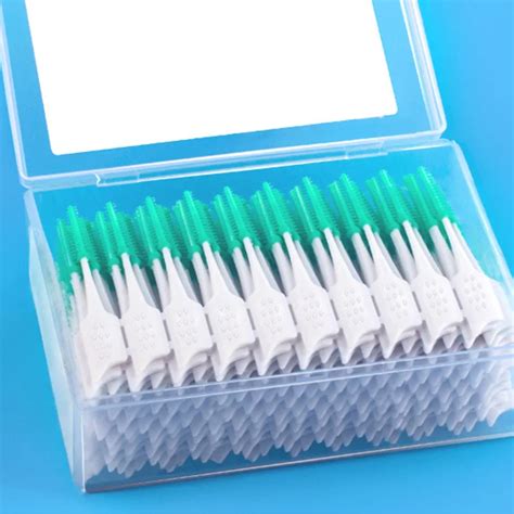 Interdental Escovas Silicone Palitos Dentes Fio Dental Higiene Oral