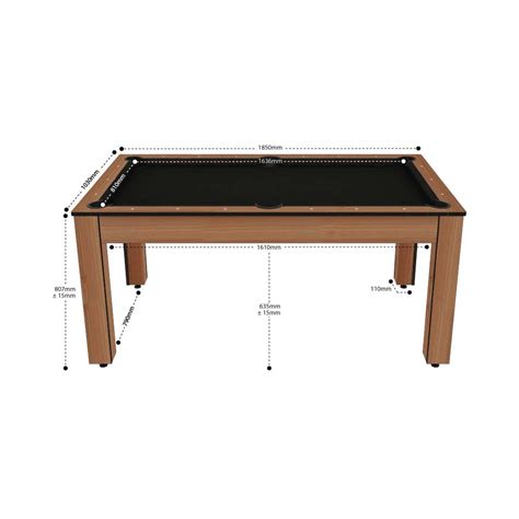 Billard Convertible Table 6 Personnes Texas Pack Accessoires Confort