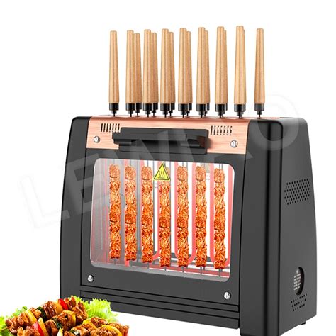 Portable Electric Oven Rotisserie Skewers Barbecue Maker Smokeless