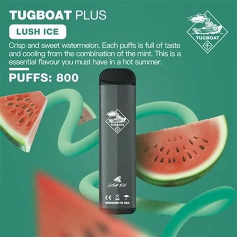 Buy Tugboat Plus Lush Ice Disposable Vape From AED25 With Delivery