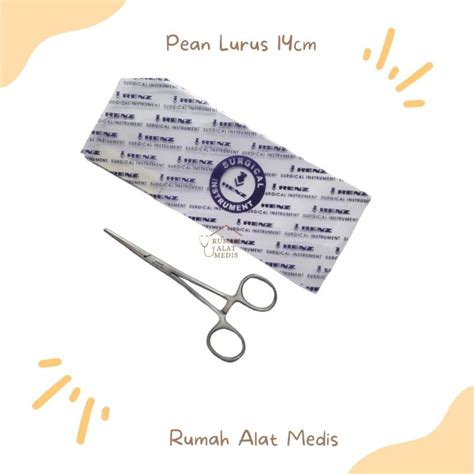 Jual Klem Pean Renz Lurus Bengkok Cm Klem Arteri Cm Renz Shopee