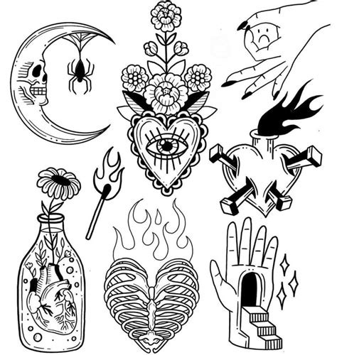 Tattoo Coloring Pages 90 Printable Coloring Pages