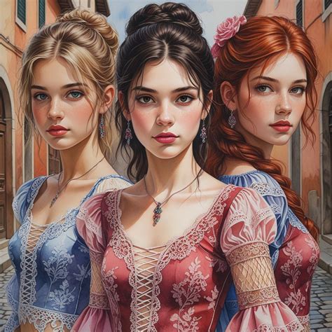 Pin By Pinner On Blonde Brunette Redhead Triad In 2025 Nature Girl Fairytale Art Redhead