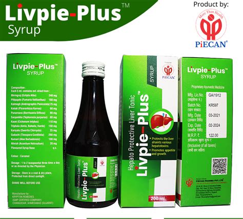 Livpie Plus Syrup Hepato Protective Liver Tonic Ml Packaging Type