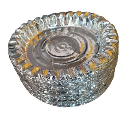 14 Inch Silver Paper Diamond Plates Shape Round At Rs 95 Pack In