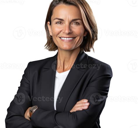 Business Woman Isolated Illustration Ai Generative Png