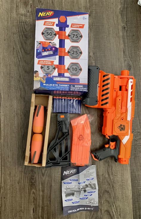 Nerf N Strike Elite Demolisher 2 In 1 Dart And Missile Launcher Wbulls