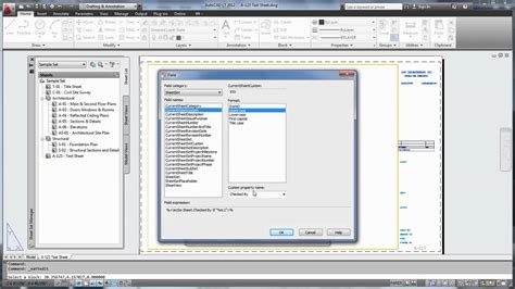 AutoCAD LT And The Sheet Set Manager Automate Title Block Data YouTube