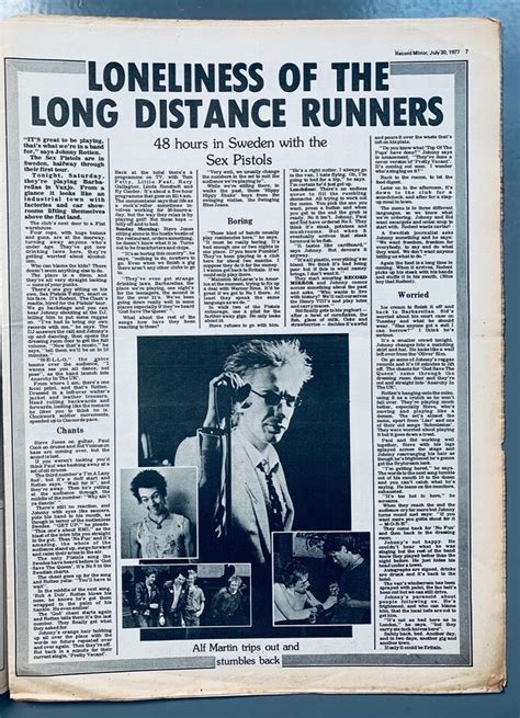 1977 ZINE BLONDE ON BLONDE Nina Carter SEX PISTOLS SWEDEN DONNA SUMMER