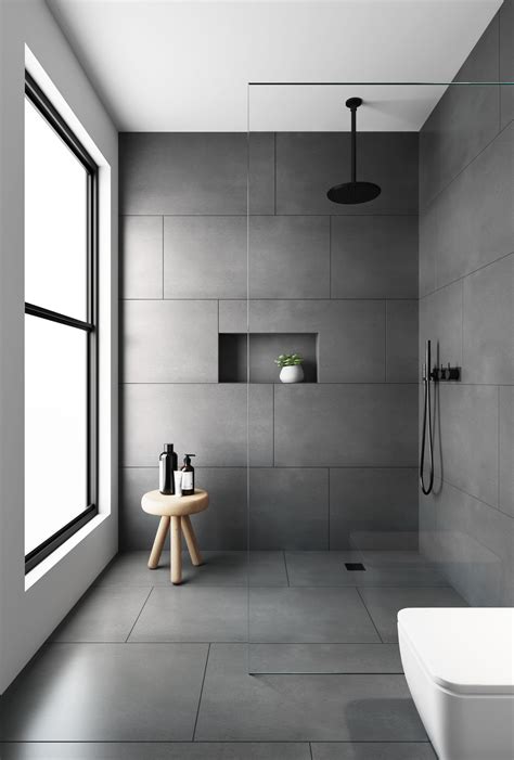 Evolution Matt Natural Grey Floor Tile Tile Mountain Bathroom Tile