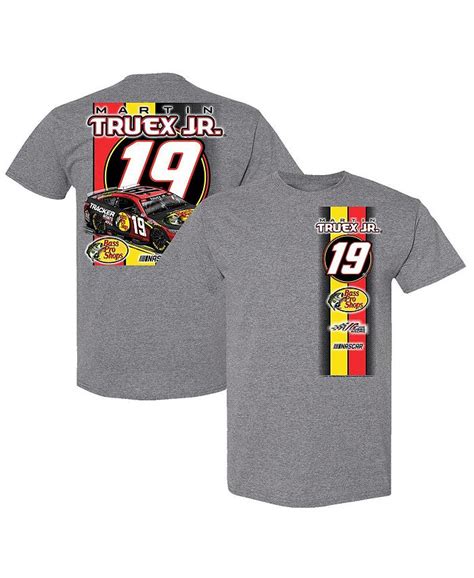 Joe Gibbs Racing Team Collection Mens Heathered Gray Martin Truex Jr