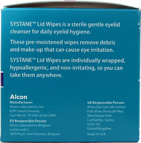 Systane Eyelid Cleansing Wipes 30 Medino