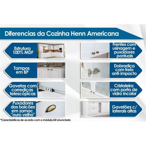 Gabinete De Cozinha Modulado Balc O Americana Portas C Tampo P