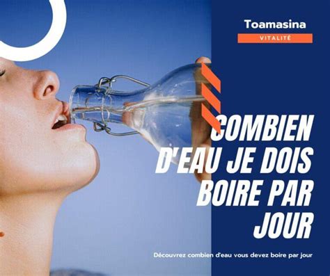 Combien De Litres Deau Devriez Vous Boire Par Jour Par Arnaud