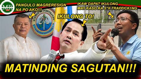 RAOUL MANUEL BINANATAN SI PASTOR QUIBULOY REMULLA NAGRERESIGN NA