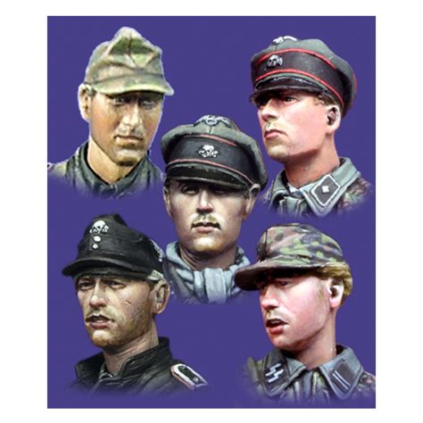 Buy Alpine Miniatures Wss Panzer Crew Heads Set Online