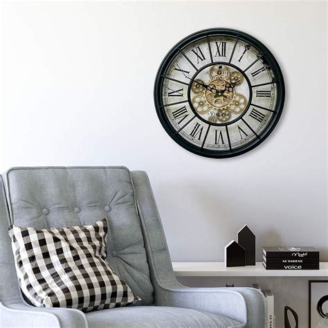 Large Black Farmhouse Clocks At Kevin Ziegler Blog