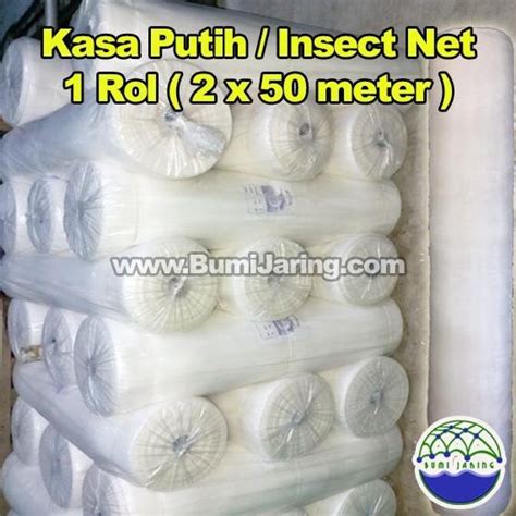 Jual Insect Net Lebar 2 Meter 1 Rol Kasa Putih 2 X 50 Meter Shopee