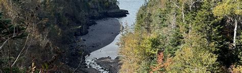 Black Hole Brook Falls Mapa Roteiro Nova Scotia Canada Alltrails