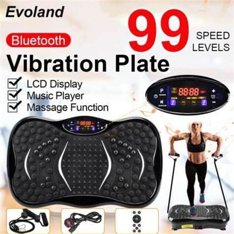 Power Vibration Plate Exercise Vibrating Machine Crazy Fit Body Shaker