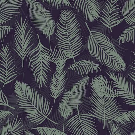 Feuilles De Palmier Fond Tropical Mod Le Sans Couture De Vecteur