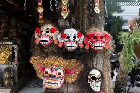 Balinese Handicraft Mask Photos Free Royalty Free Stock Photos