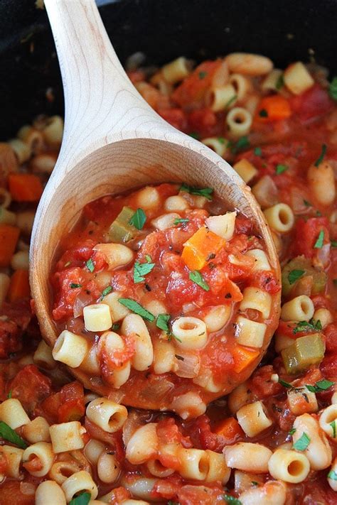 Pasta Fagioli Pasta And Bean Soup Doctor Woao