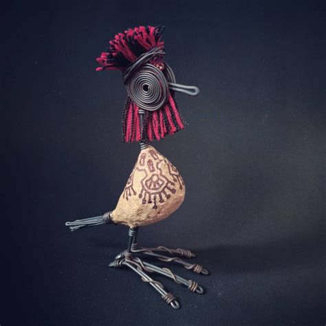 Paper Mache Bird Sculpture Wire Art - Etsy