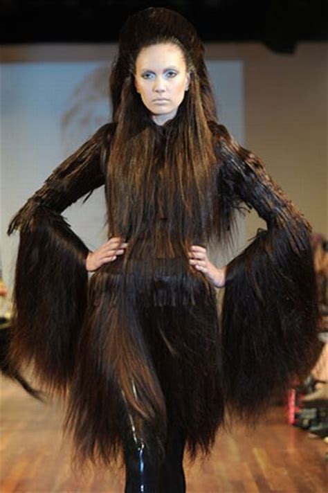 Charlie Le Mindus Hairy Creations At London Fashion Week 14 Pics