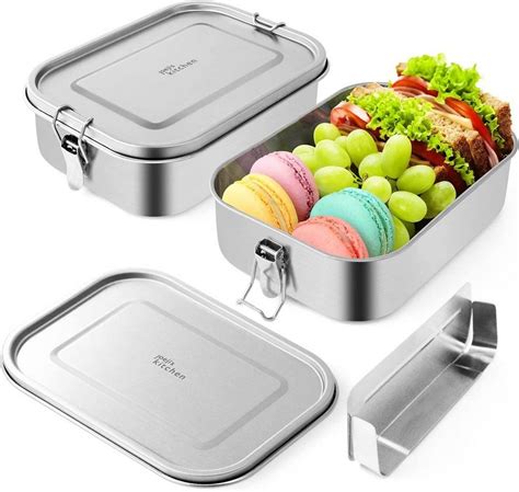 JOEJI’S KITCHEN Lunchbox Lunchbox Erwachsene als Brotdose Edelstahl als ...