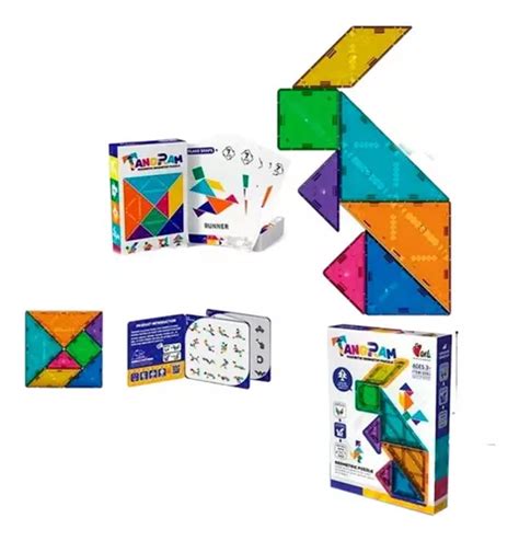 Tangram Magnético Didáctico Matemático Animalitos Montessori Cuotas