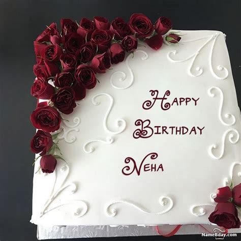 Happy Bday Image Neha Happy Birthday Cake Photo Happy Birthday