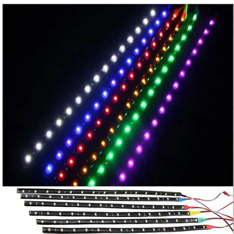 Car Auto Decorative Flexible LED Strip Waterproof High Power 12V 30cm ...