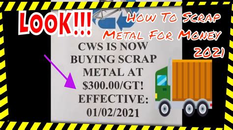 How To Scrap Metal For Money High Scrap Price Youtube