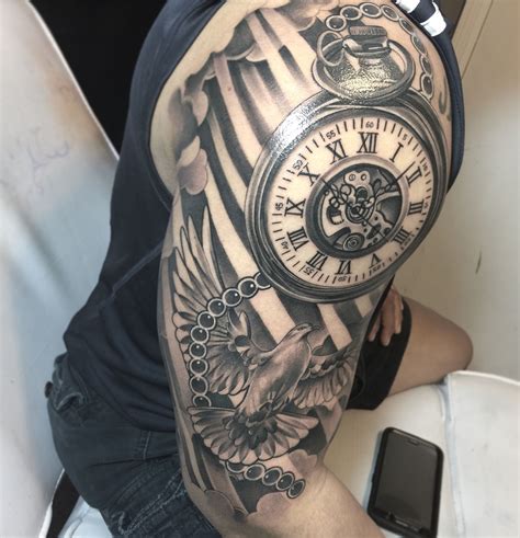 Pocket Watch Tattoo Tatuagem Tatuagem Relogio Tatuagem Masculina Braço