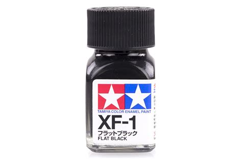 Tamiya XF 1 Flat Black Enamel Paint 10ml EBay