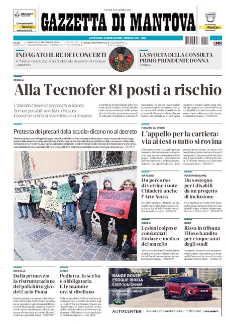 Le prime pagine di giovedì 12 dicembre 2019 Il Post