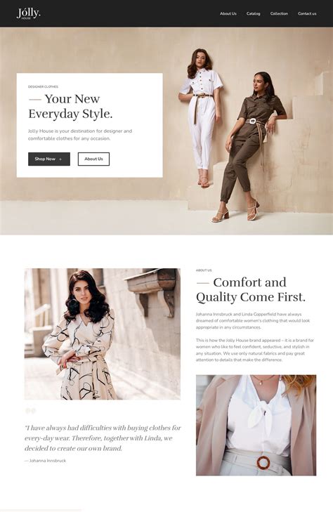 Boutique Website Examples