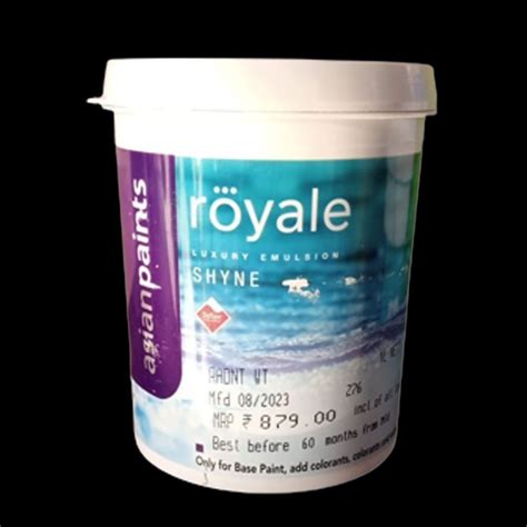 1L Asian Paint Royale Shyne Luxury Emulsion 1 Ltr At Rs 471 Litre In